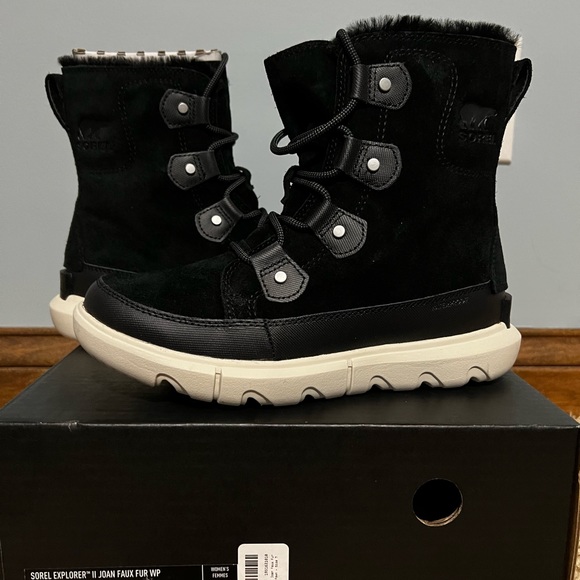 Sorel Explorer II Joan Waterproof Suede Cold Weather Boots - Picture 5 of 6